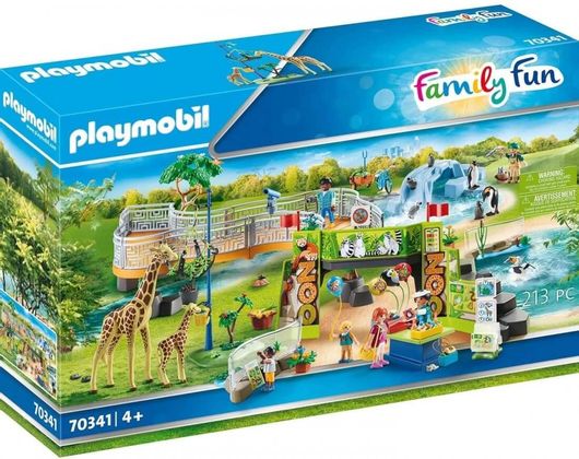 Playmobil Family Fun Μεγάλος Ζωολογικός Κήπος