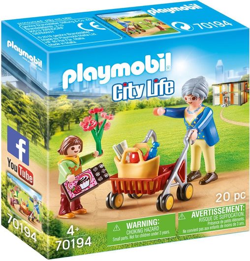 Playmobil Γιαγιά με Εγγονή  για 4+ Ετών #70194