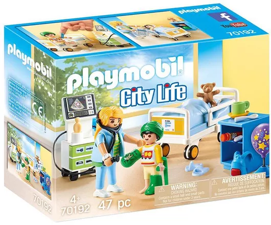Playmobil City Life Children's Hospital Room για 4 ετών