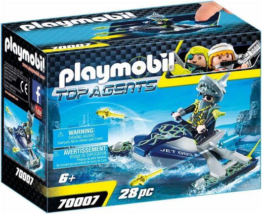 Playmobil Top Agents Team S.H.A.R.K. Rocket Rafter για 6+ Ετών #70007