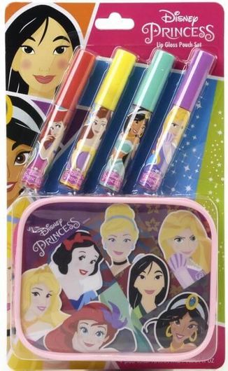 Παιχνίδι Ομορφιάς Markwins: Disney Princess Lip Gloss & Pouch Set 1580156E