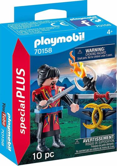 Playmobil Ασιάτης Πολεμιστής  για 4+ Ετών #70158