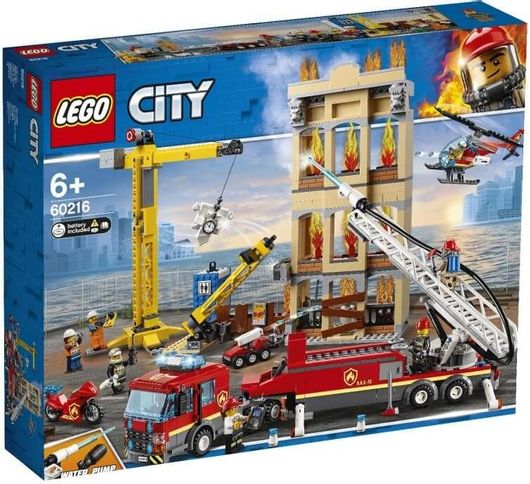 Lego City Πυροσβεστική Στο Κέντρο Της Πόλης - Downtown Fire Brigade