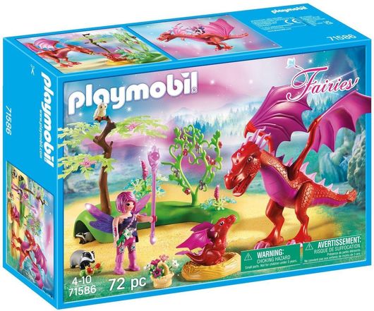 Playmobil Fairies Δρακομαμά με το Μικρό της για 4+ Ετών #71586
