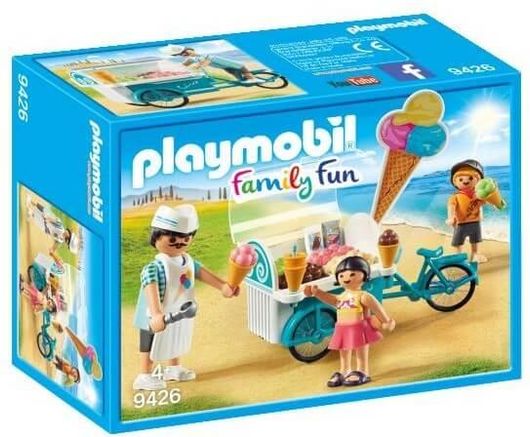 Playmobil Family Fun Παγωτατζής με Ποδήλατο Ψυγείο
