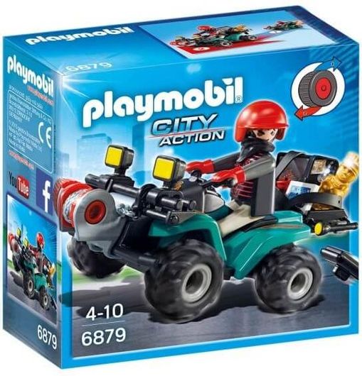 Playmobil City Action Ληστής με Γουρούνα και Κλοπιμαία