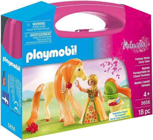 Playmobil Princess Βαλιτσάκι: Πριγκίπισσα Άλογο για 4+ ετών