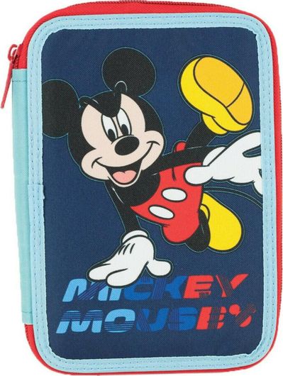 Gim Mickey Team Κασετίνα Γεμάτη Μπλε