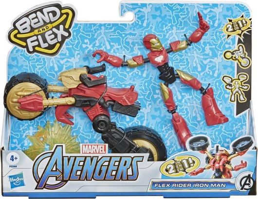 Marvel Avengers Bend and Flex Rider Iron Man για 3+ Ετών 15εκ.