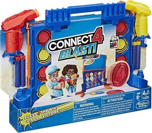 Επιτραπέζιο Παιχνίδι Connect 4 Blast για 2 Παίκτες 8+ Ετών Hasbro