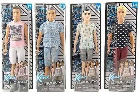 Barbie Ken Fashionistas σε Τυχαία Επιλογή Σχεδίου