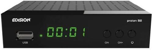 Δορυφορικός Αποκωδικοποιητής Edision Proton S2 Full HD 1080P Μαύρο