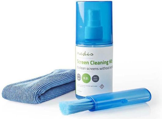 Καθαριστικό KIT για Οθόνες Nedis Screen Cleaner Kit TV Smartphone Tablet 200ml