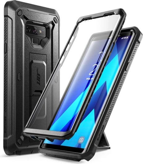 Supcase Unicorn Beetle Pro Back Cover Πλαστικό 0.1mm Σετ με Τζαμάκι Μαύρο Galaxy Note 9