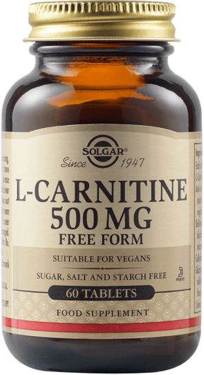 Solgar (Maxi) L-Carnitine 500Mg 60 Ταμπλέτες