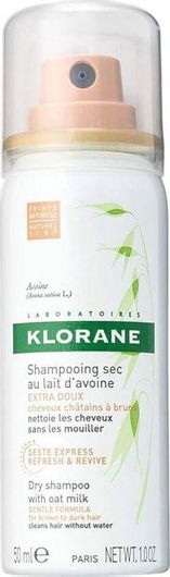 Ξηρό Σαμπουάν Klorane Ultra-Gentle Όγκου για Όλους τους Τύπους Μαλλιών 50ml