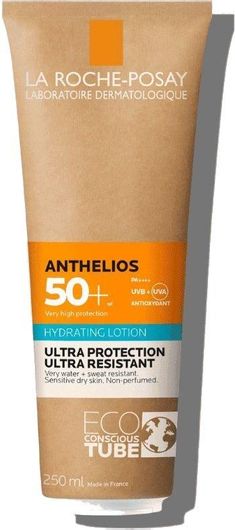 Αντηλιακή Κρέμα Σώματος La Roche Posay Anthelios Eco-Conscious Αδιάβροχη SPF50 250ml