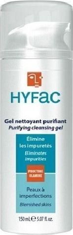 Gel Καθαρισμού Προσώπου Bailleul Laboratoires Hyfac για Ακνεϊκές Επιδερμίδες 150ml