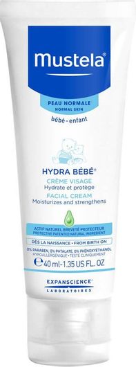 Mustela Hydra Bébé Crème Visage 40ml