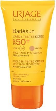 Αντηλιακή Κρέμα Προσώπου Uriage Bariesun Tinted Cream Dore Αδιάβροχη SPF50 με Χρώμα 50ml