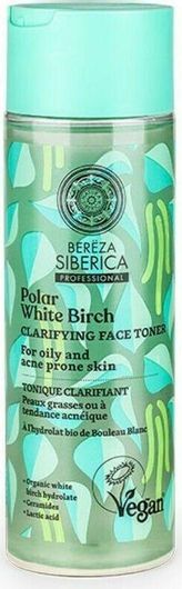 Λοσιόν Τόνωσης Natura Siberica Bereza Polar White Birch Clarifying για Λιπαρές Επιδερμίδες 200ml