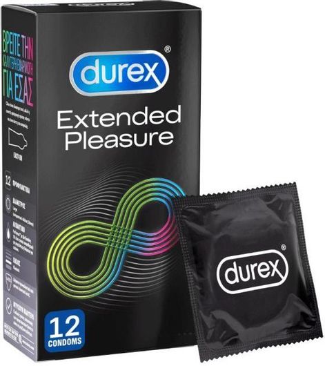 Προφυλακτικά Durex Extended Pleasure με Επιβραδυντικό 12τμχ