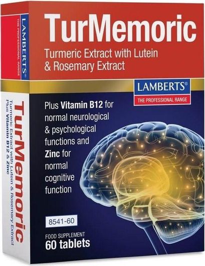 Lamberts TurMemoric Συμπλήρωμα για την Μνήμη & τη Συγκέντρωση 60 ταμπλέτες