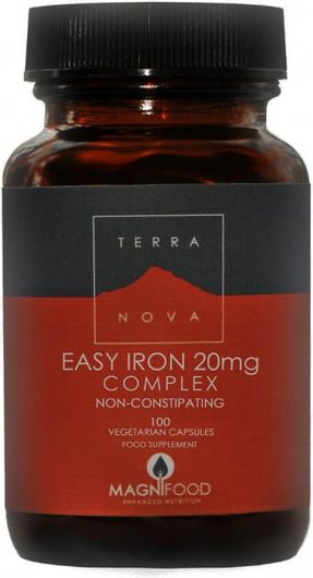 TerraNova Easy Iron Complex 20mg 100 Φυτικές Κάψουλες
