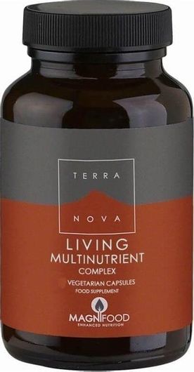 TerraNova Living Multinutrient Complex Βιταμίνη για Ενέργεια 900mg 100 φυτικές Κάψουλες