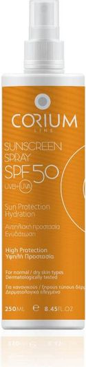 Αντηλιακή Κρέμα Προσώπου & Σώματος Corium Line Sunscreen SPF50 σε Spray 250ml