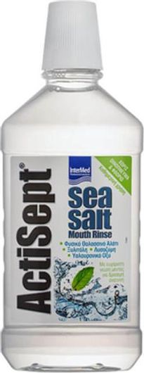 InterMed Actisept Sea Salt Στοματικό Διάλυμα 500ml