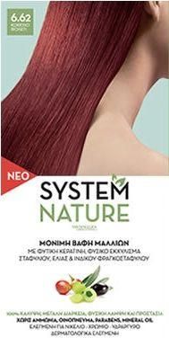 Μόνιμη Βαφή Μαλλιών Sant` Angelica System Nature 6.62 Κόκκινο Βιολετί 60ml