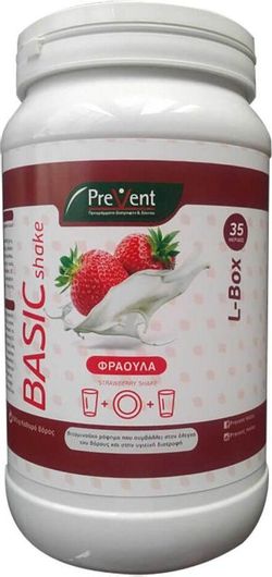 PreVent Basic Shake Συμπλήρωμα για Αδυνάτισμα 581gr Φράουλα