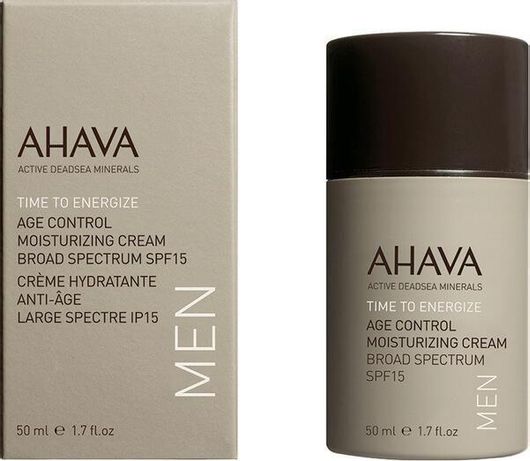 Ανδρική Κρέμα Προσώπου Ahava Men Age Control Moisturizing Cream SPF15 50ml