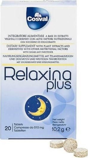 Cosval Relaxina Plus Συμπλήρωμα για τον Ύπνο 20 Ταμπλέτες
