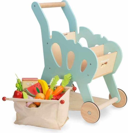 Le Toy Van Ξύλινο Καρότσι για Ψώνια
