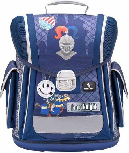 Σχολική Τσάντα Δημοτικού Πλάτης Belmil Knight Sporty Μπλε