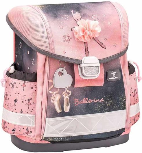 Σχολική Τσάντα Δημοτικού Belmil Ballerina Black Pink Πλάτης Ροζ