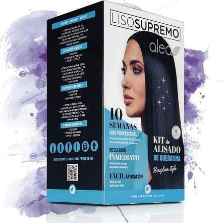 Σετ Περιποίησης Μαλλιών Alea Liso Supremo Kit Θεραπείας Μαλλιών με Κερατίνη για Ισιωτική με Σαμπουάν & Μάσκα 4τμχ