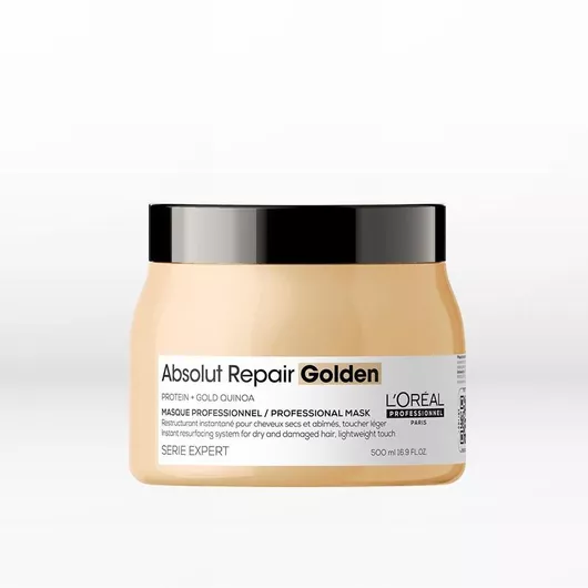 Μάσκα Μαλλιών L'Oreal Professionnel Serie Expert Absolut Repair Golden για Επανόρθωση 500ml
