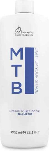 Σαμπουάν Mounir Mtb Toner Boost Light Up Your Shade Διατήρησης Χρώματος για Βαμμένα Μαλλιά 1000ml