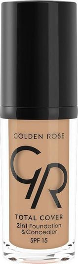 Golden Rose Total cover 2in1 Foundation & Concealer 30ml