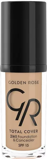 Golden Rose Total cover 2in1 Foundation & Concealer 30ml