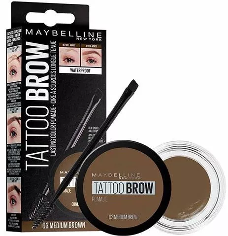 Pomade Φρυδιών Maybelline Tattoo 03 Medium Brown