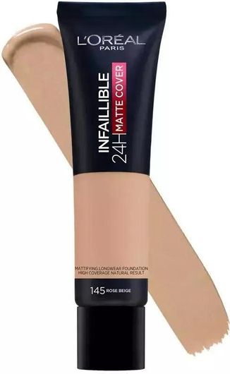 Foundation L'Oreal Infaillible 30ml Liquid 145 Rose Beige