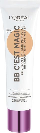 Κρέμα Ημέρας L'Oreal Paris BB C'est Magic 04 Medium με SPF20 για Ενυδάτωση & Ατέλειες 30ml