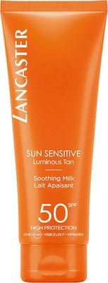 Αντηλιακή Λοσιόν Σώματος Lancaster Sun Sensitive Delicate Soothing SPF50 125ml
