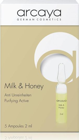 Serum Προσώπου Arcaya Milk Honey Ampoules 5x2ml Αντιγηραντικό 5x2ml