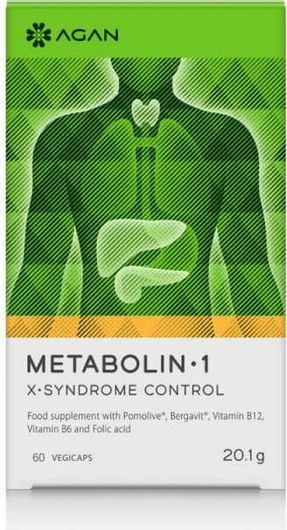 Agan Metabolin 1 X-Syndrome Control 60 Φυτικές Κάψουλες