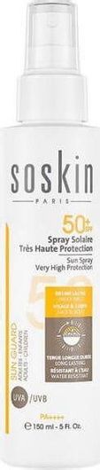 Αντηλιακό Mist Προσώπου & Σώματος Soskin Sun Guard Milky Αδιάβροχο SPF50 150ml